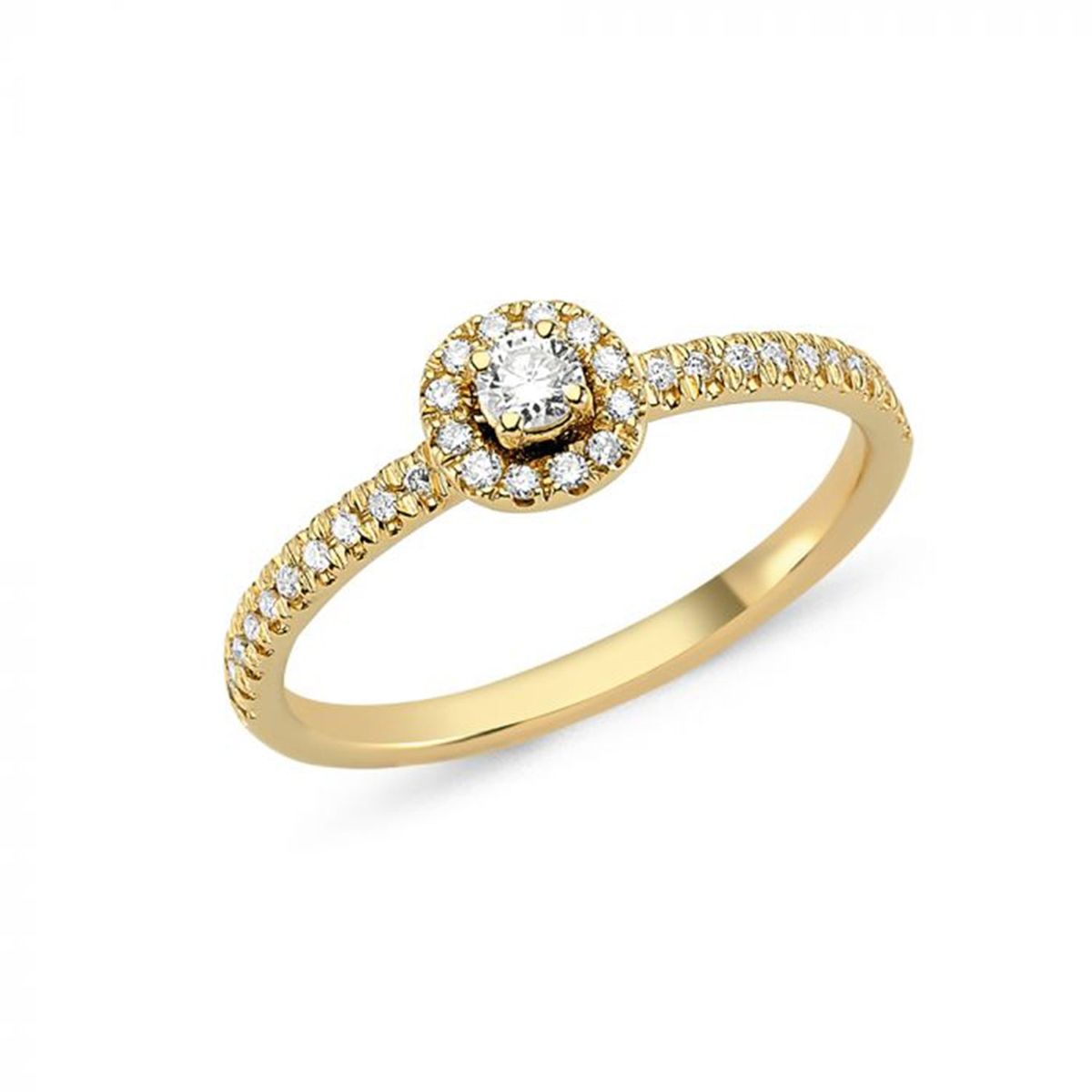 Nuran - Sofia ring, 0,25 ct. w/si 14 kt. guld