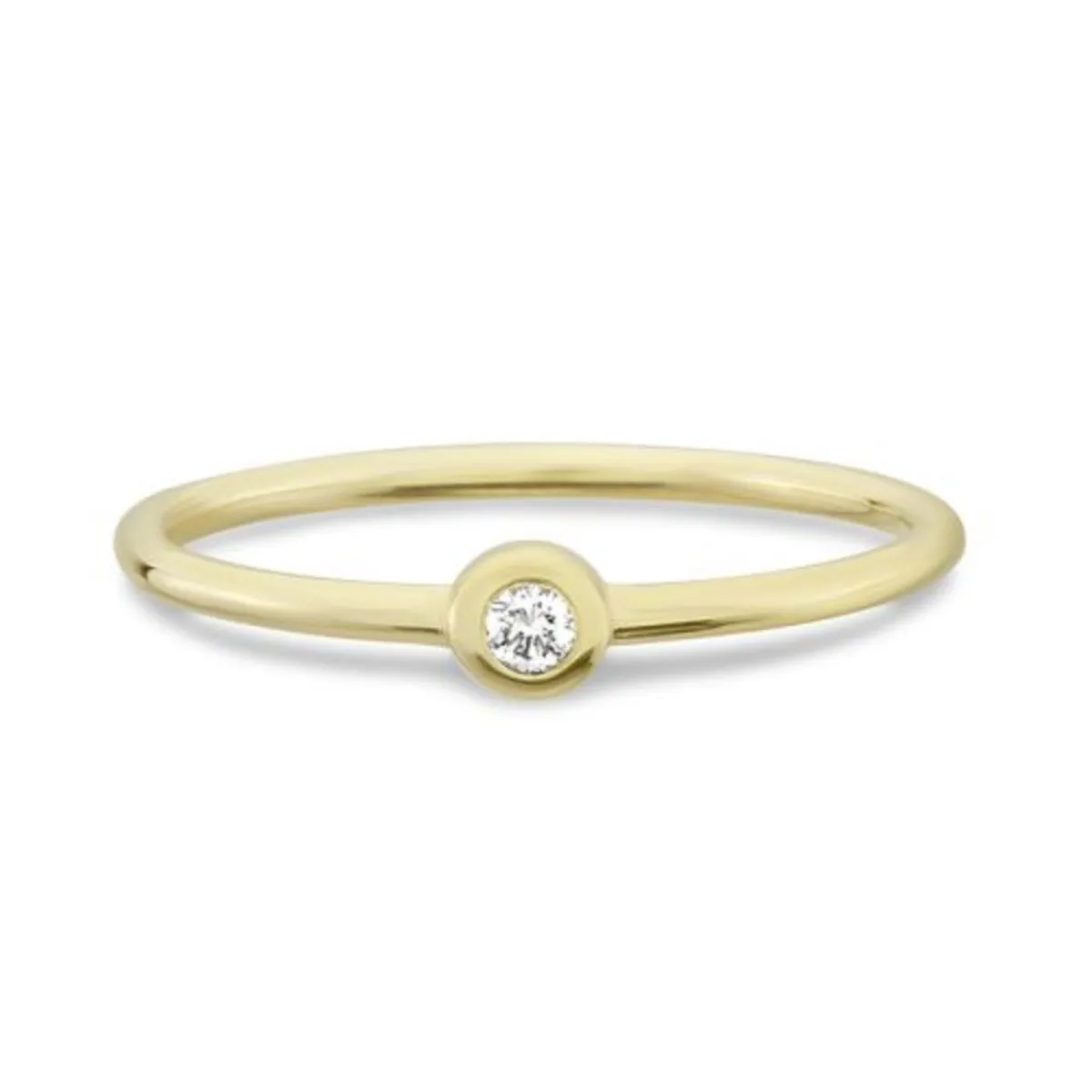 Nuran - Zoe ring, 0,03 ct. w/si 14 kt. guld