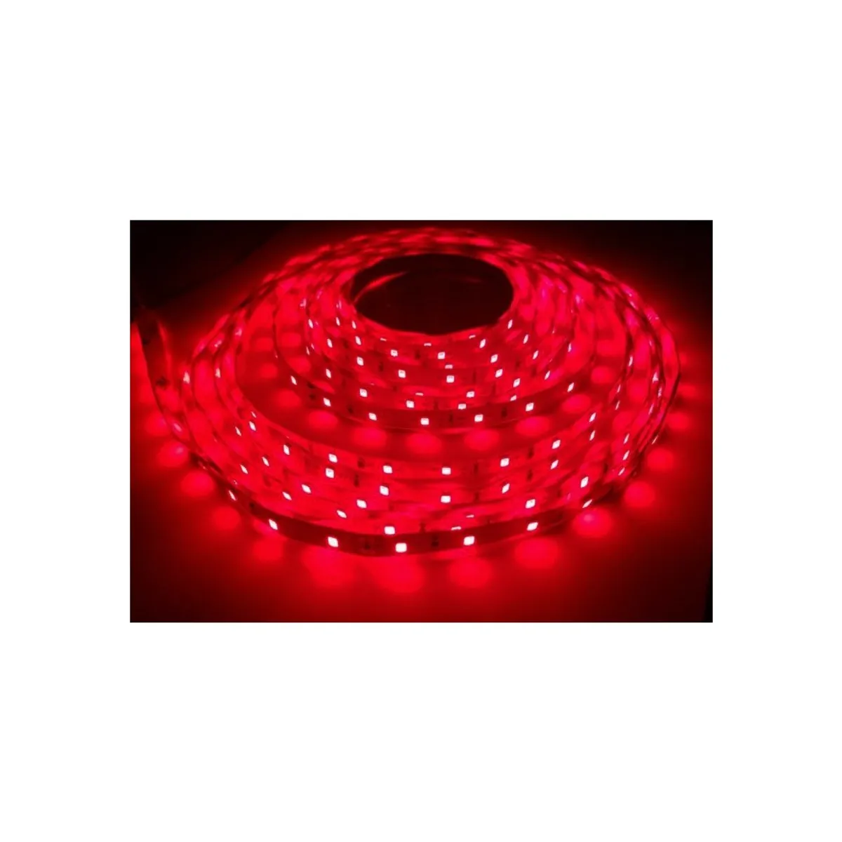 Nær infrarød 730nm 4,8W/m 24V LED strip - 5m, IP20, 60 LED pr. meter