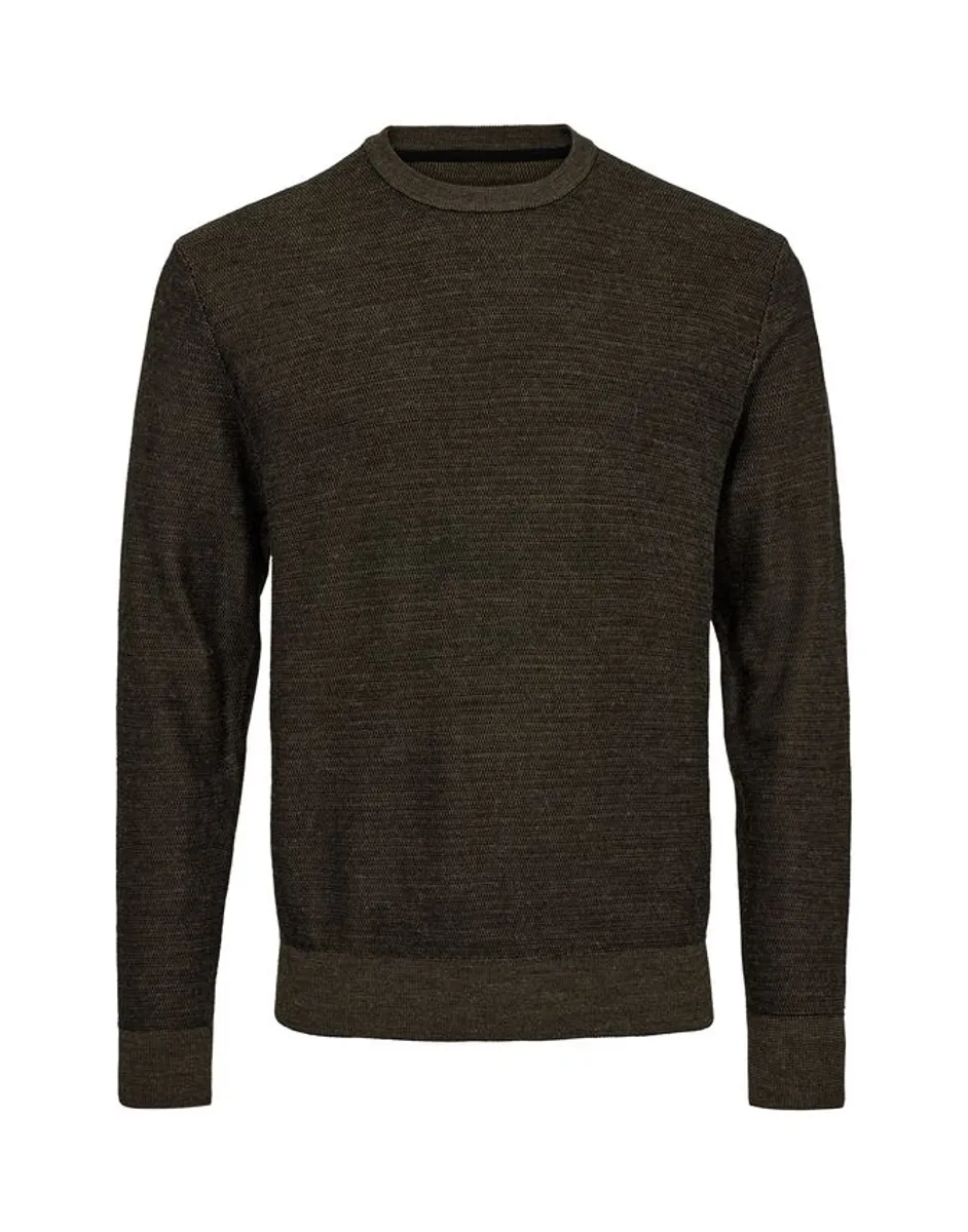 O-neck wool modern fit