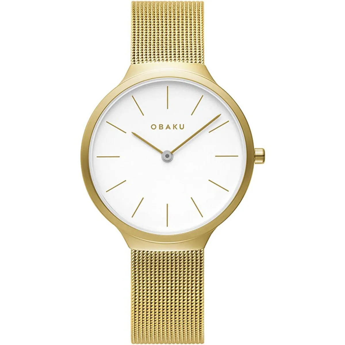 OBAKU Denmark - ARK Gold dameur Rustfrit stål