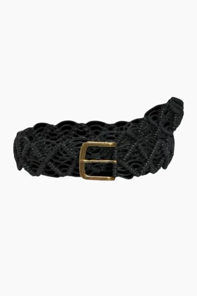 Objbella Belt - Black - Object - Sort L