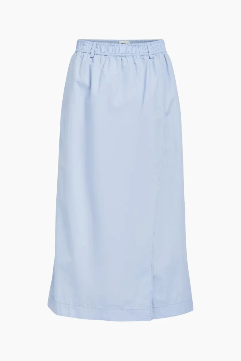 Objdemi HW Midi Skirt 131 - Brunnera Blue - Object - Blå L