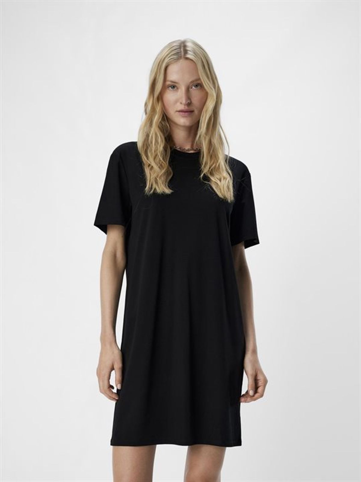 Object - Caroline SS T-Shirt Dress - Sort