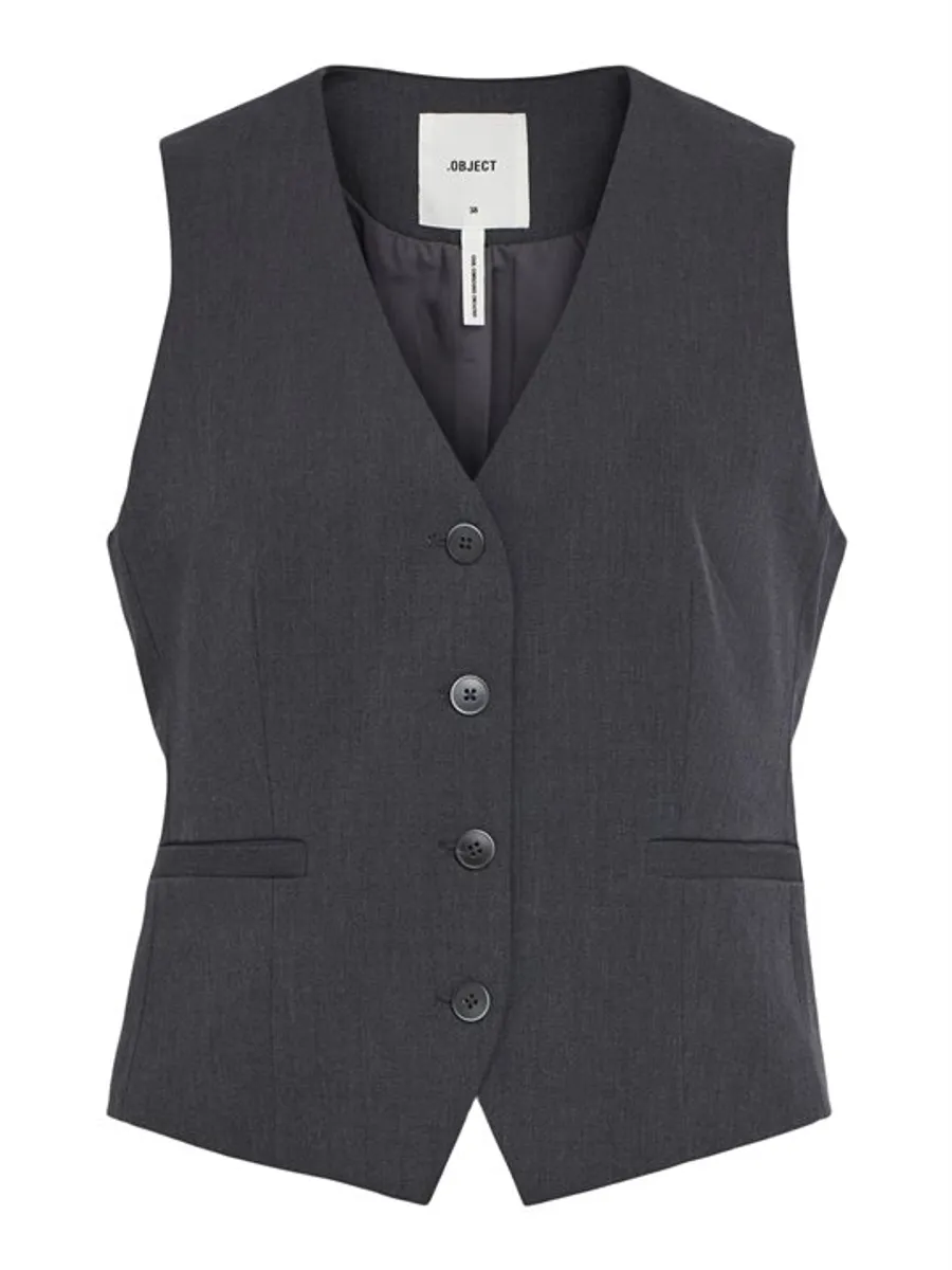 Object - Ida Waistcoat - Mørkegrå