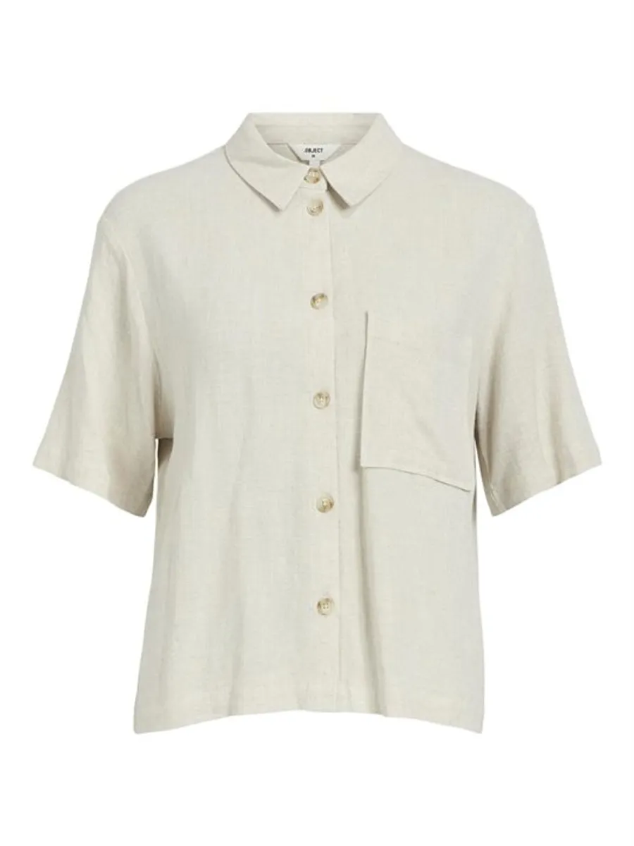 Object - Sanne 2/4 Shirt - Sandshell