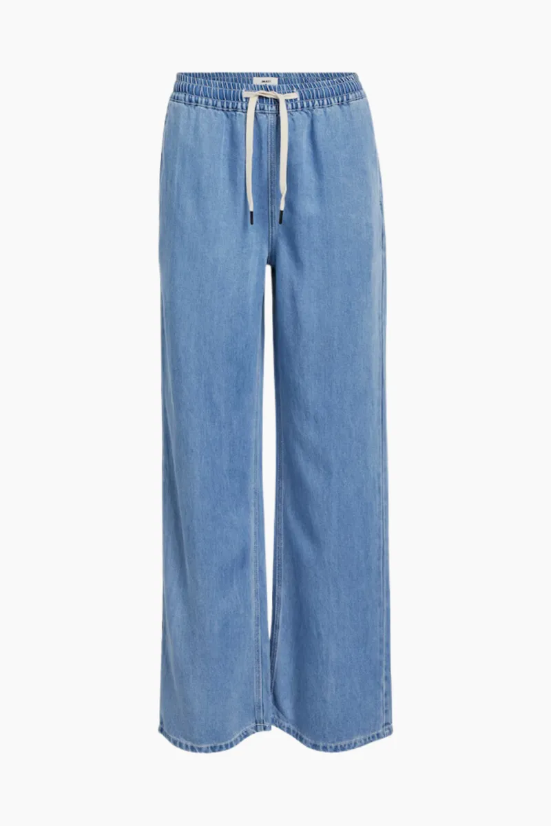 Objframe MW Pants 132 - Light Blue Denim - Object - Blå L