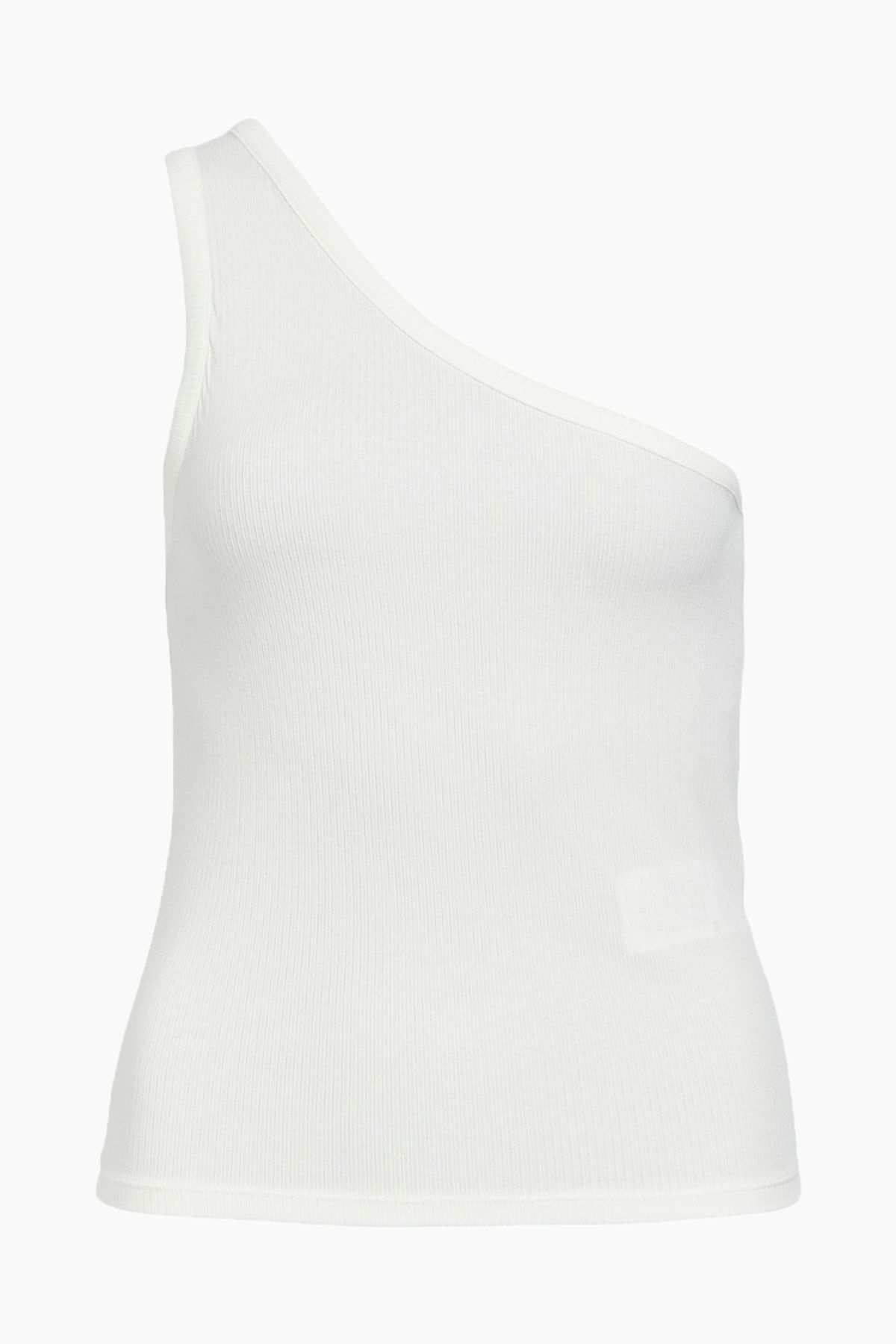 Objluca S/L One Shoulder Top - White - Object - Hvid M