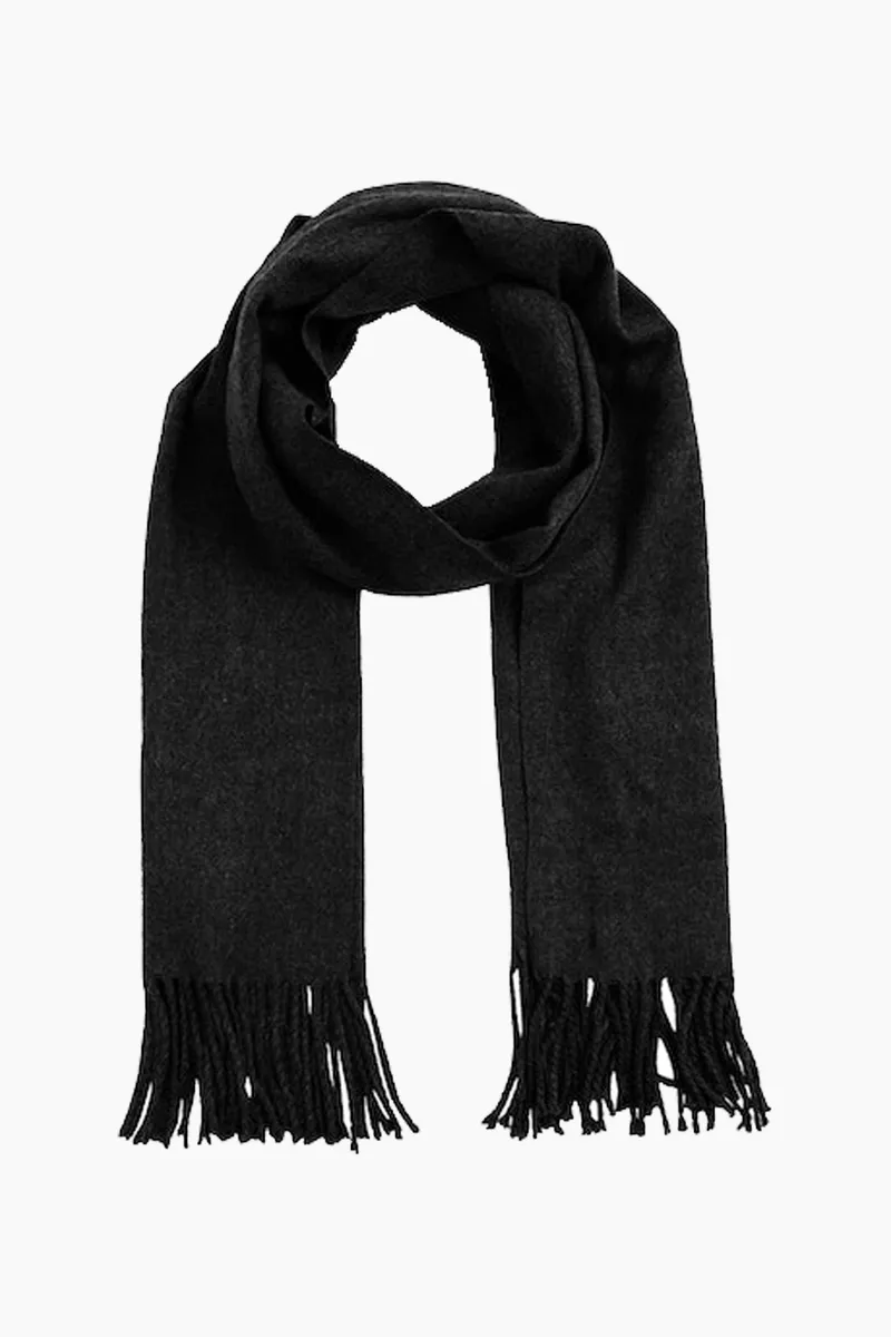 Objmarilyn Wool Scarf - Black - Object - Sort One Size