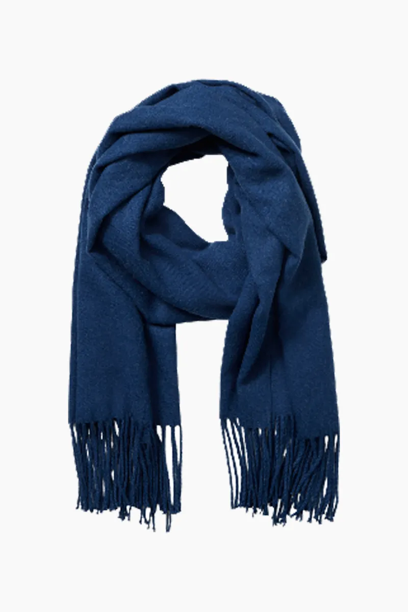 Objmarilyn Wool Scarf - Estate Blue - Object - Blå One Size