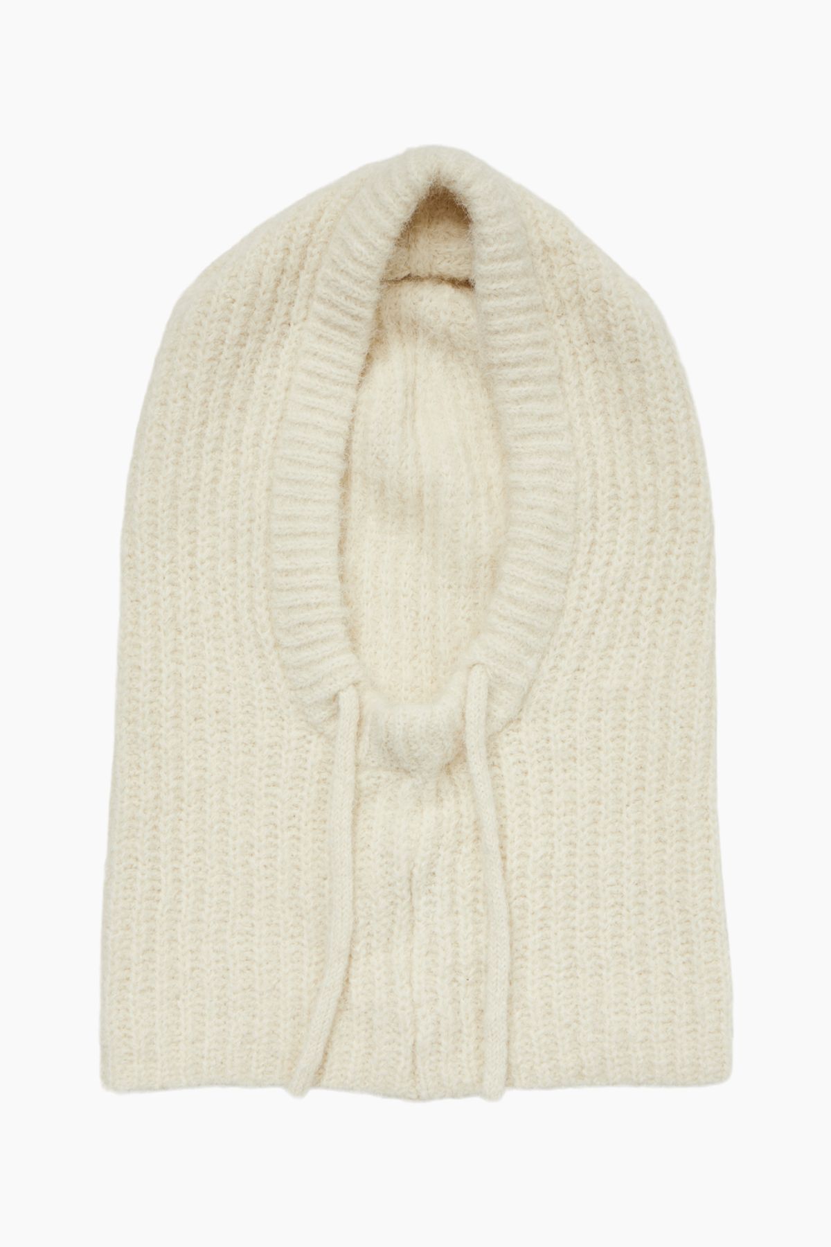 Objmilu Knit Balaclava - Sandshell Melange - Object - Creme One Size