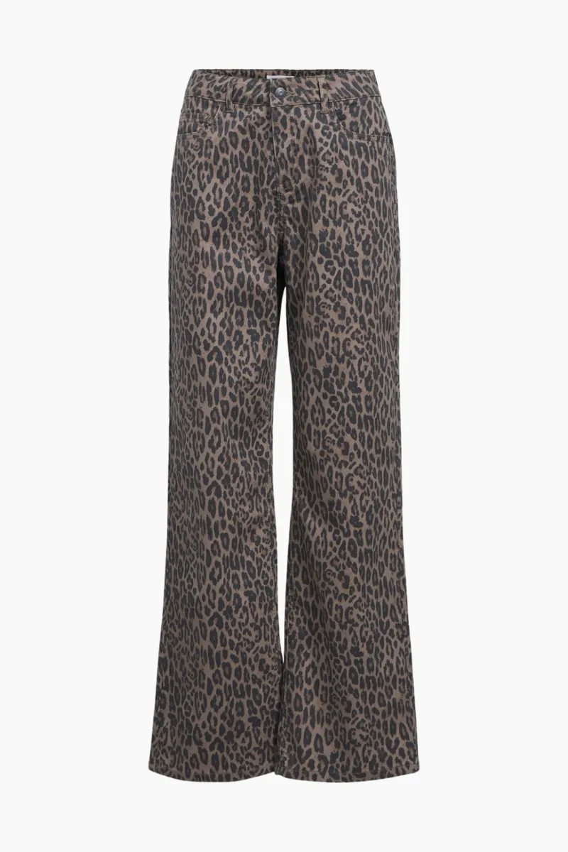 Objseni Marina HW Jeans - Incense/Leo - Object - Leopard XS