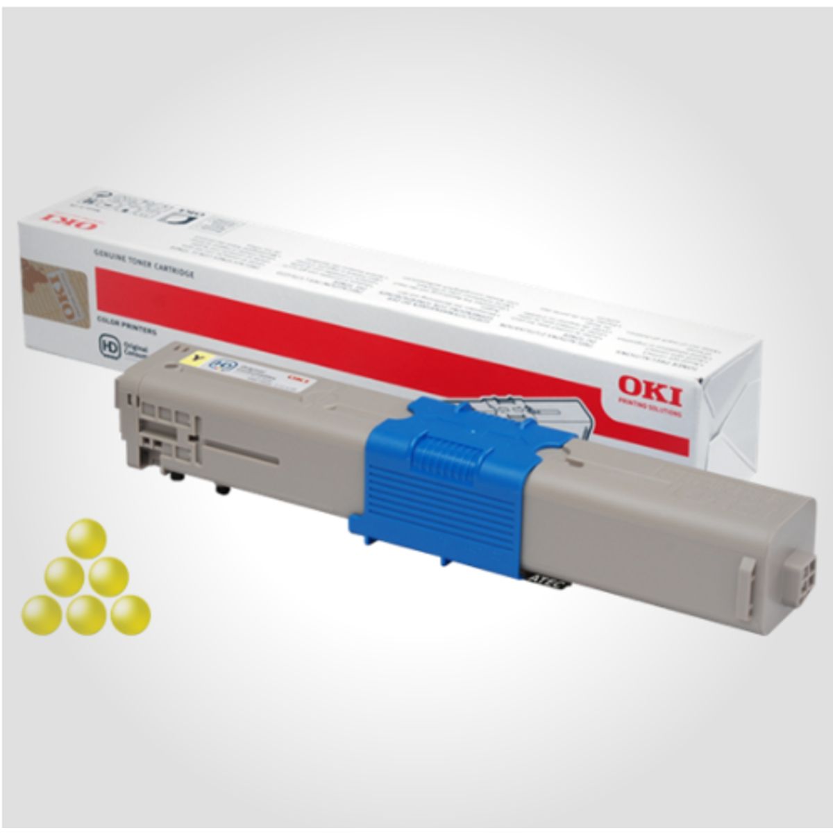 OKI C 332/MC 363 Y lasertoner - 46508709 Original - Gul 3000 sider