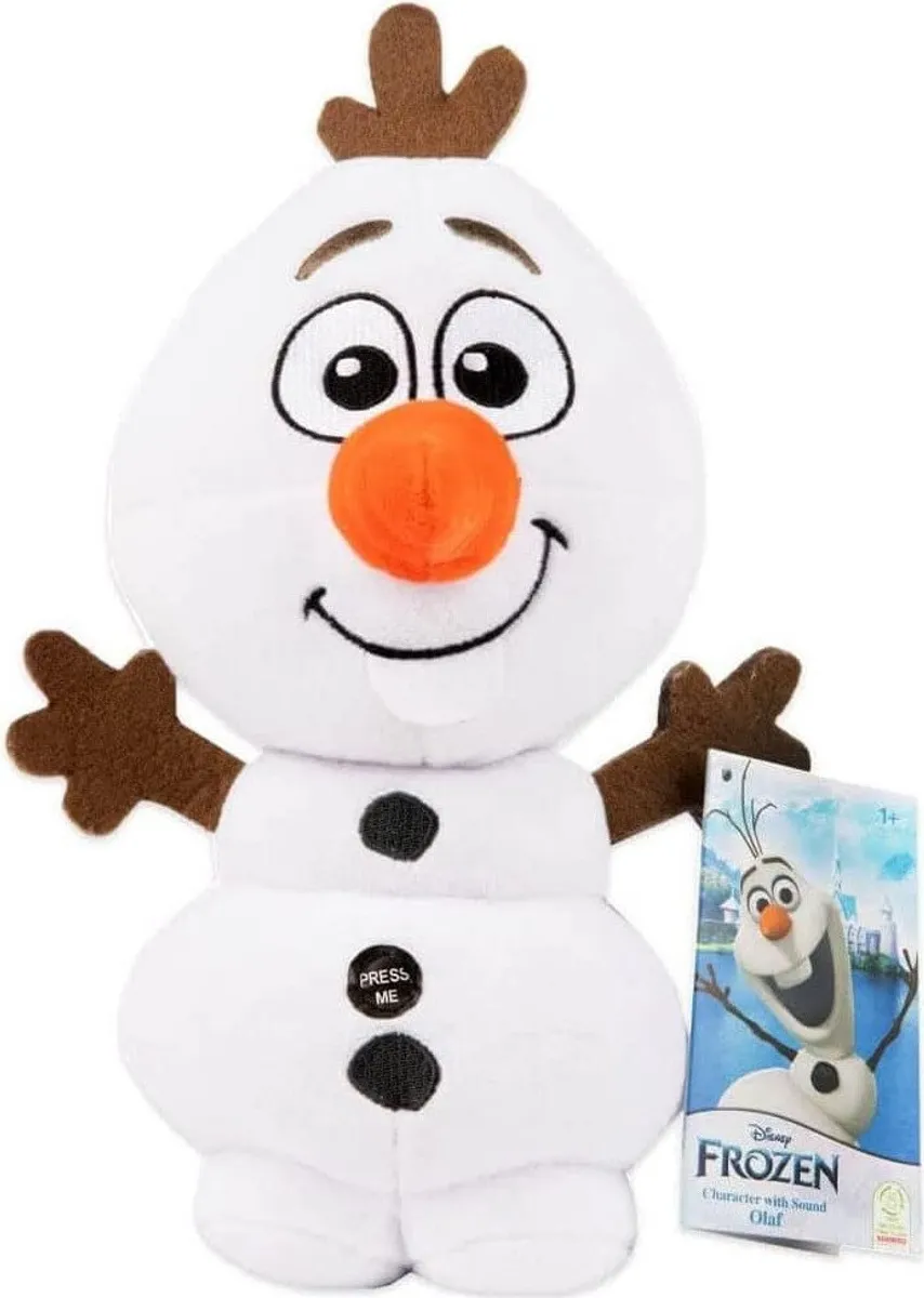 Olaf Bamse Med Lyd - Disney Frost - 20 Cm