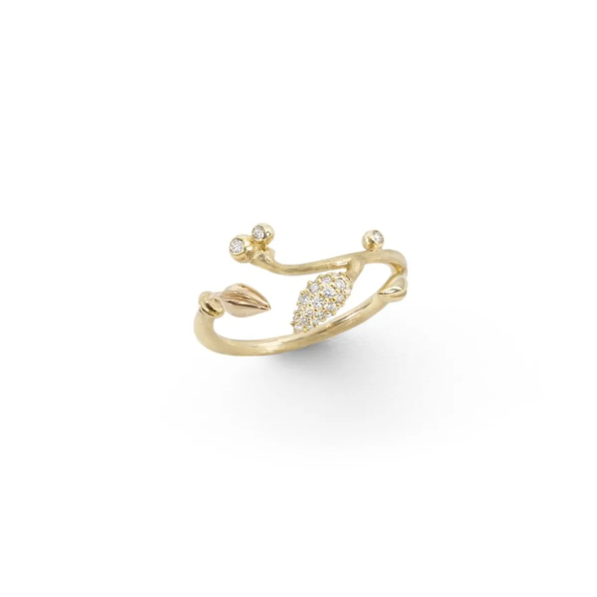 Ole Lynggaard Blooming ring - A2883-401 27 bril ialt 0,13 ct 54