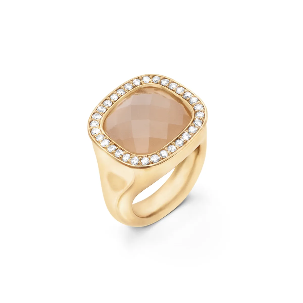 Ole Lynggaard Cushion ring - A2840-402 Blush MS 52