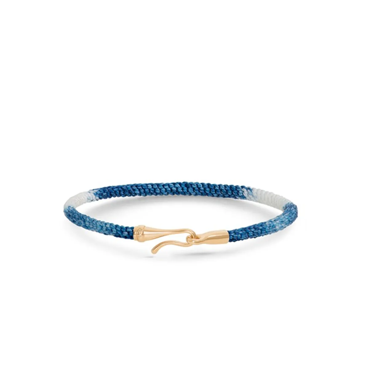 Ole Lynggaard Life armbånd - blå guld - A3040-401 Blue Jeans / 18 kt 17 cm