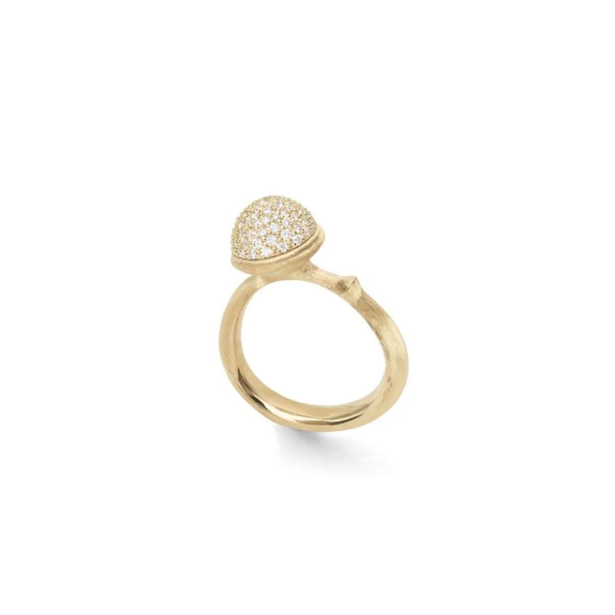 Ole Lynggaard Lotus Pavé ring - A2711-402 76 brill ialt 0,40 ct 54