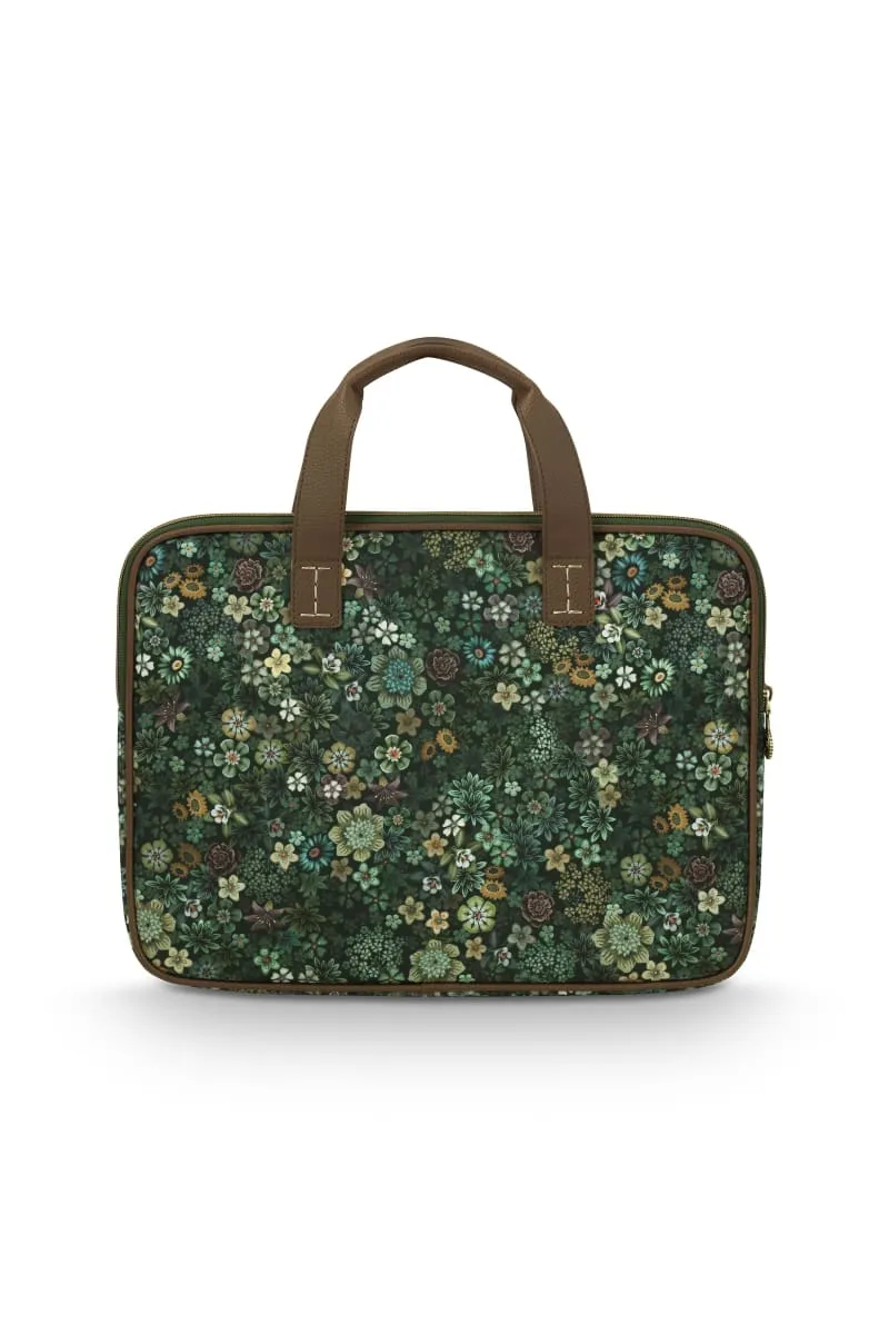 Olivia Laptop Sleeve Tutti i Fiori Green 40x2.5x30cm