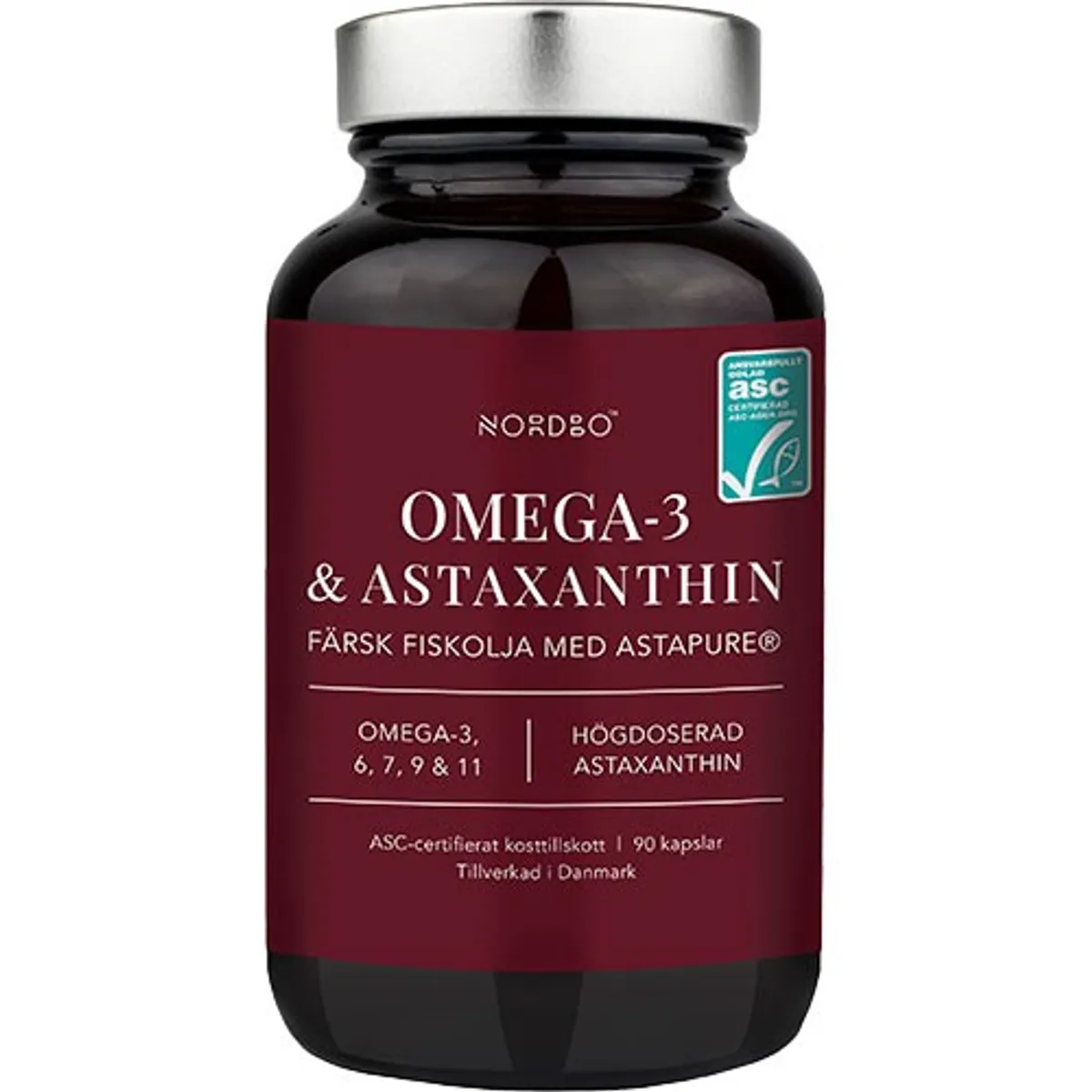 Omega-3 & Astaxanthin - 90 kapsler