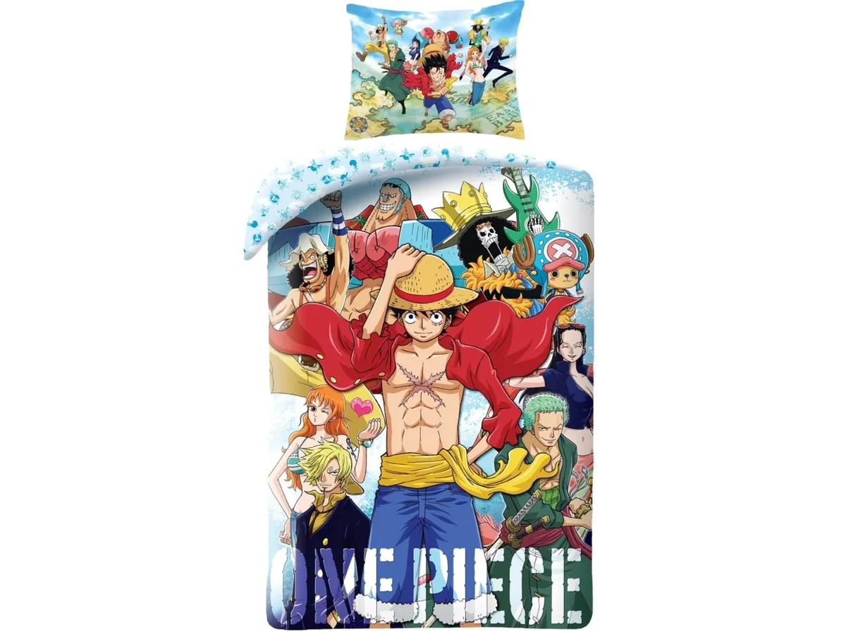 One Piece Sengetøj - 100 Procent Bomuld