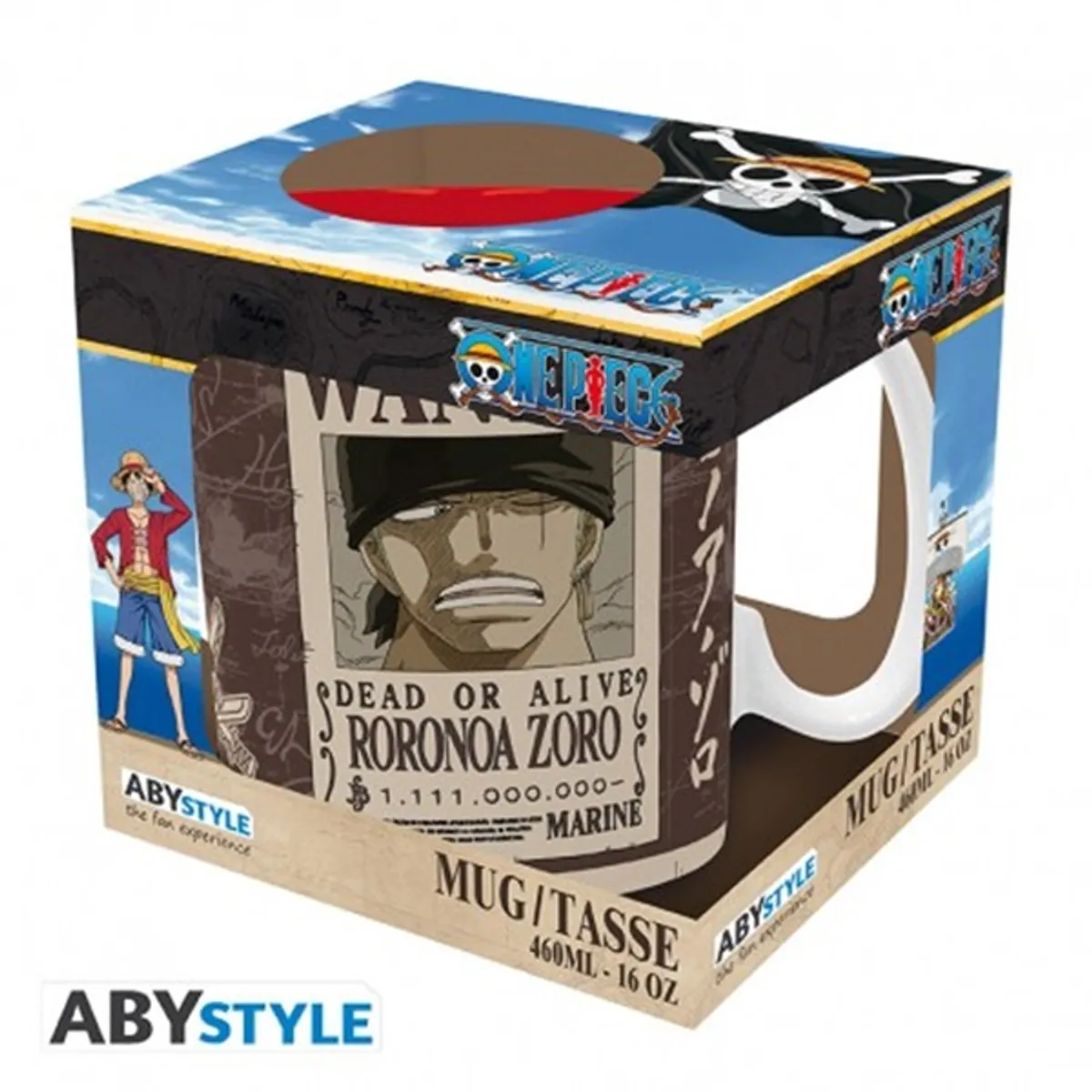 One Piece - Zoro Wanted - Mug 460 ml