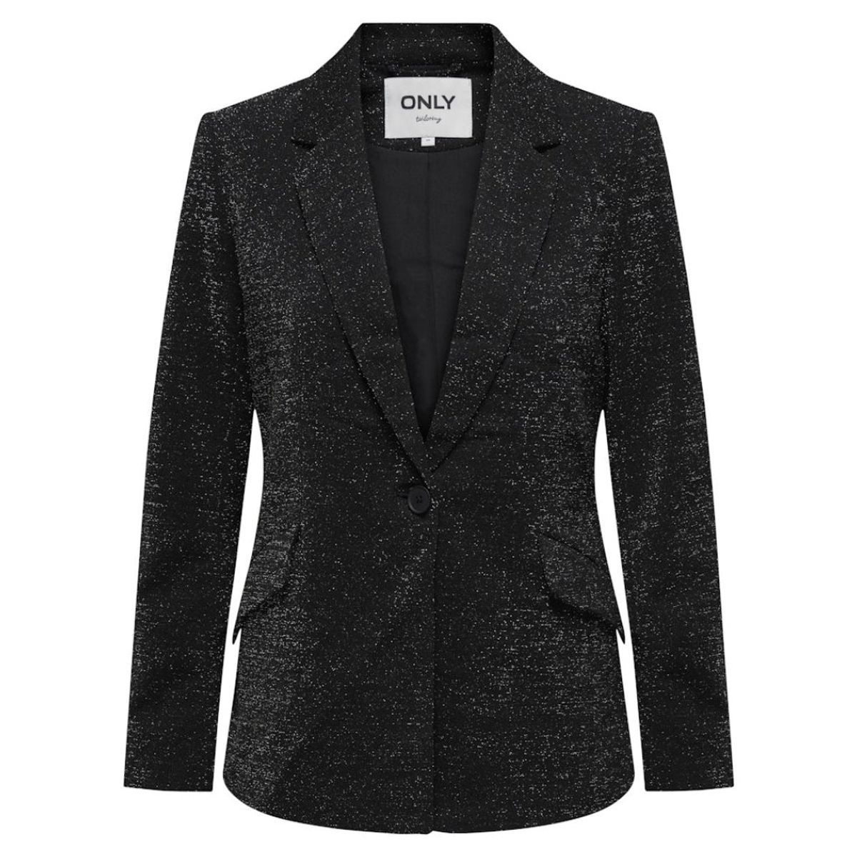 ONLY dame blazer ONLALYA - Black W. SILVER LUREX