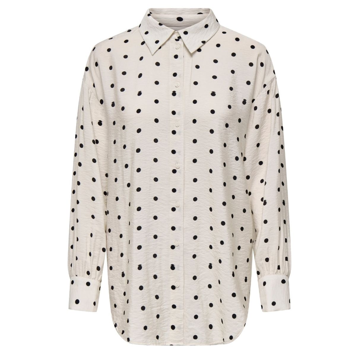 ONLY dame bluse ONLLILIAN - Cloud Dancer BLACK DOTS