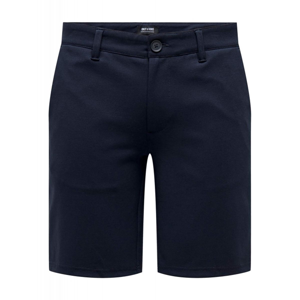 ONLY & SONS chino shorts i bambus i navy til herre