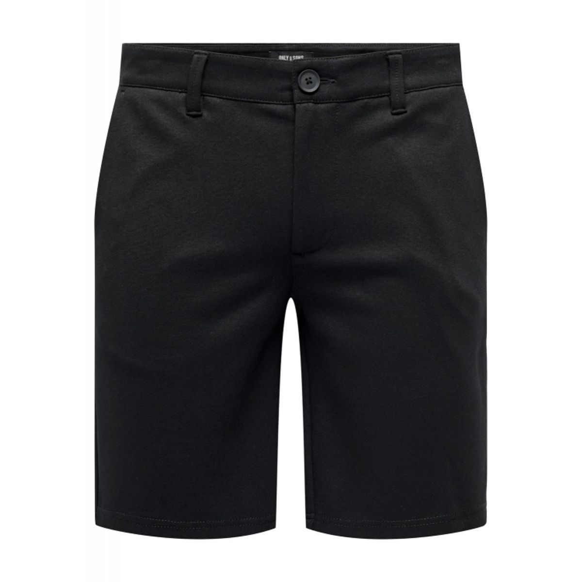 ONLY & SONS chino shorts i bambus i sort til herre