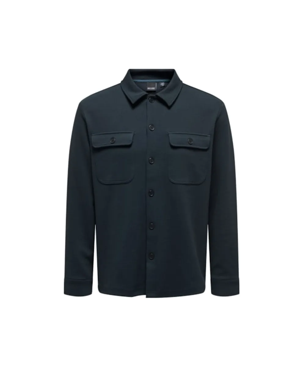 ONLY & SONS Overtrøje i dark navy til herre