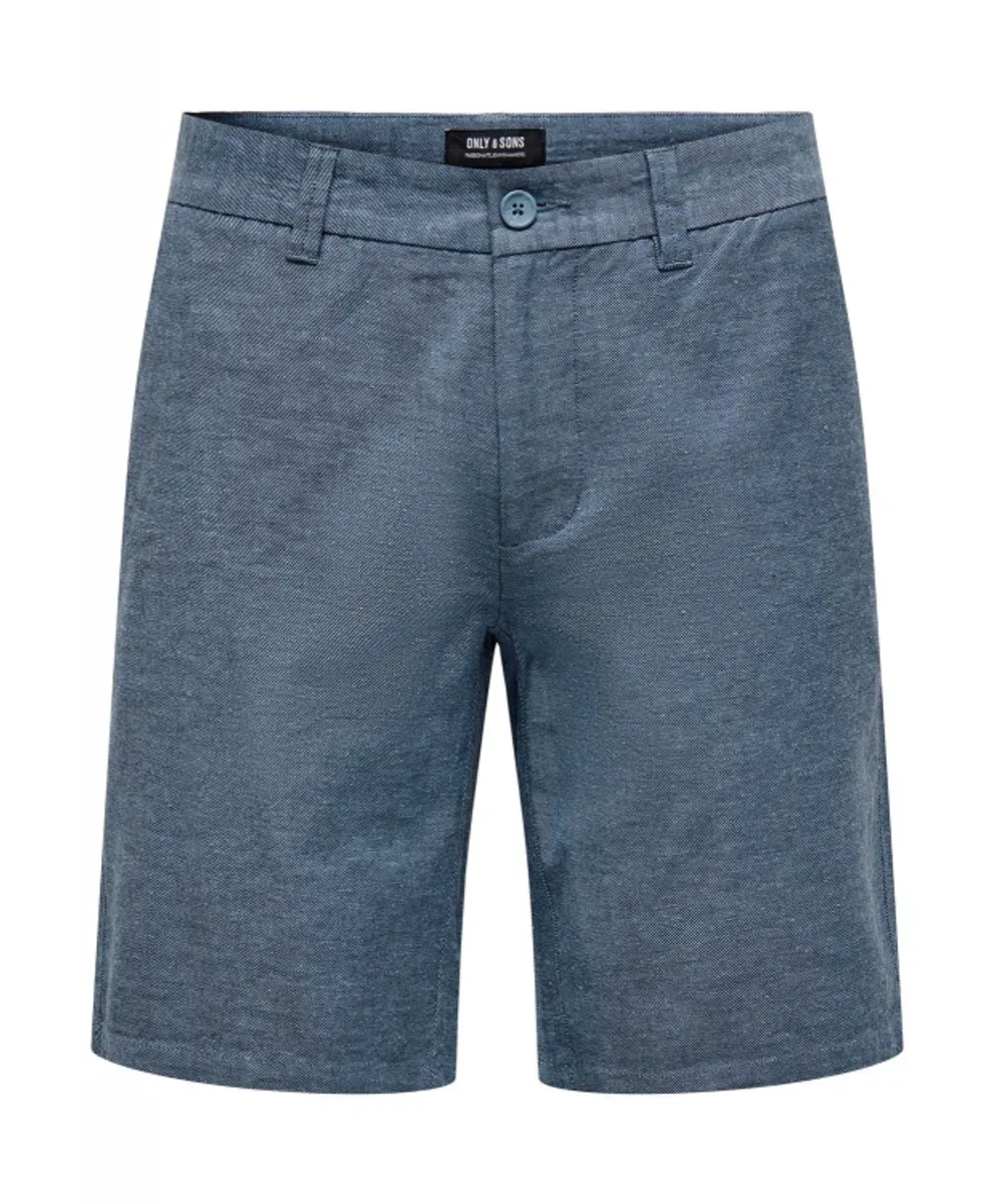 ONLY & SONS shorts i blå til herre