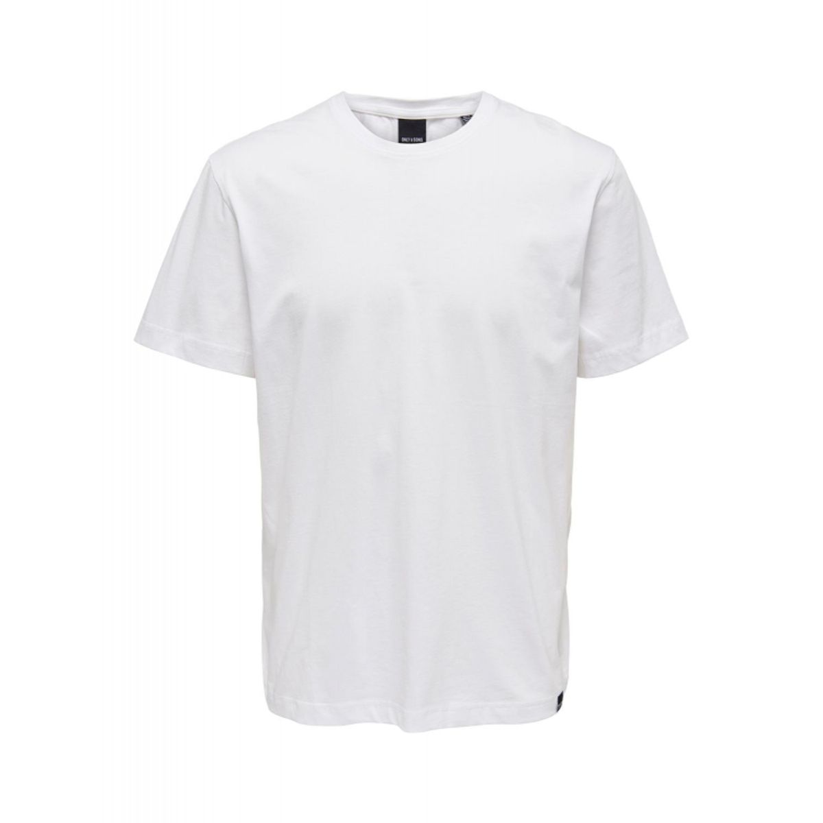 ONLY & SONS t-shirt i hvid til herre | Regular fit |