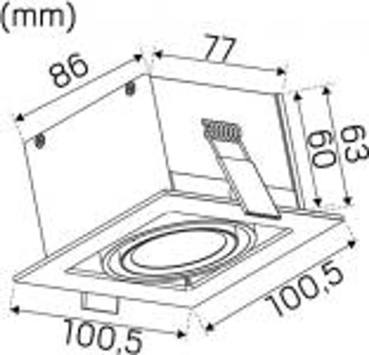 Optic Box I 7,5w/927 525lm 230v Hvid