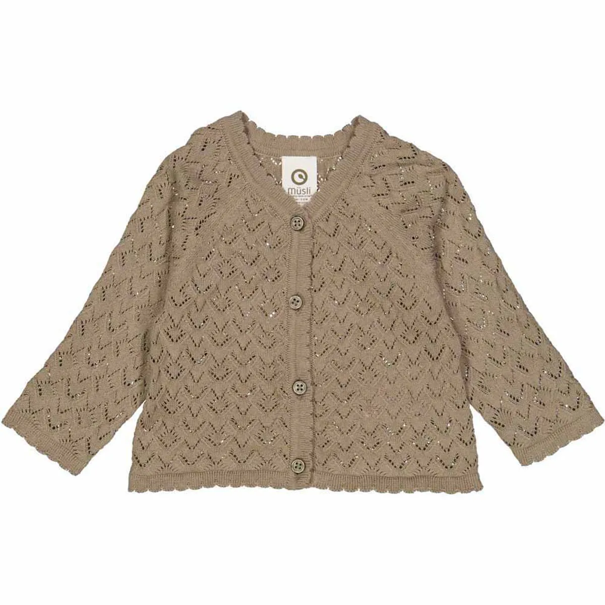 Organic cardigan (18 mdr/86 cm)