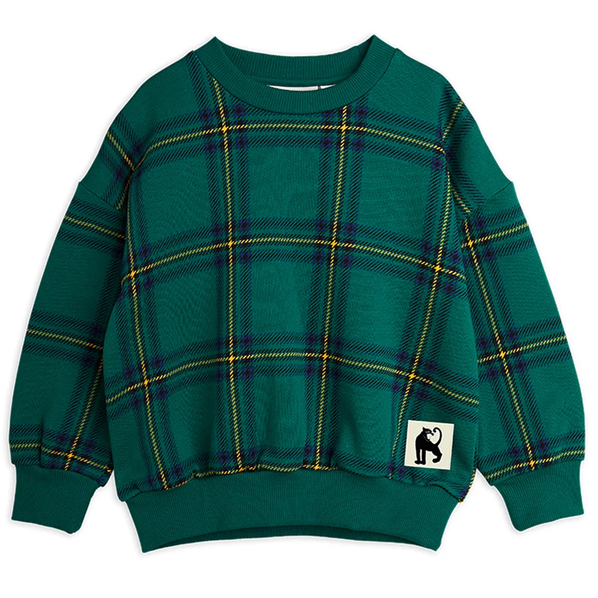 Organic Check sweatshirt (116-122 cm)