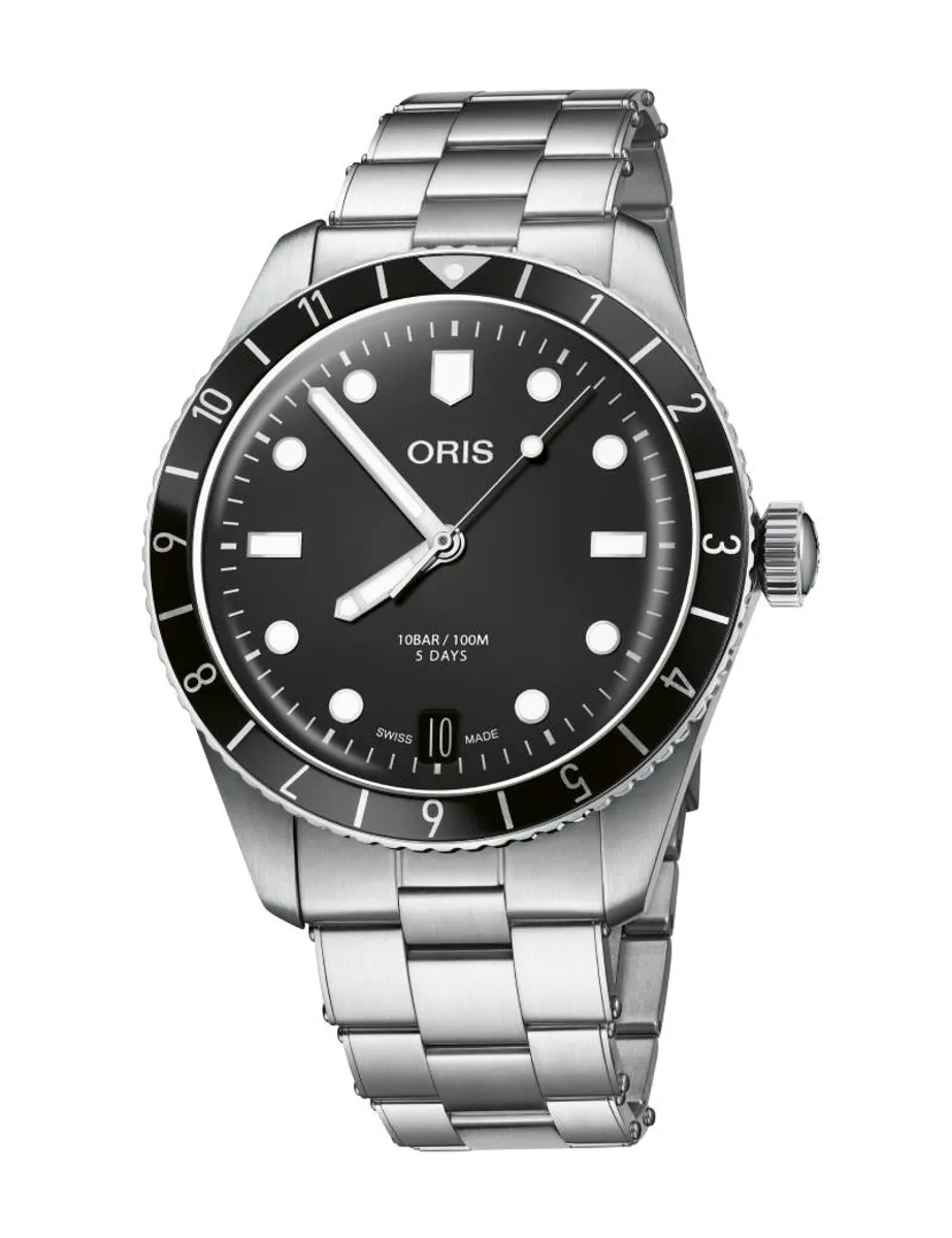 ORIS Divers 65 Date armbåndsur med lænke - 40mm Cal. 400