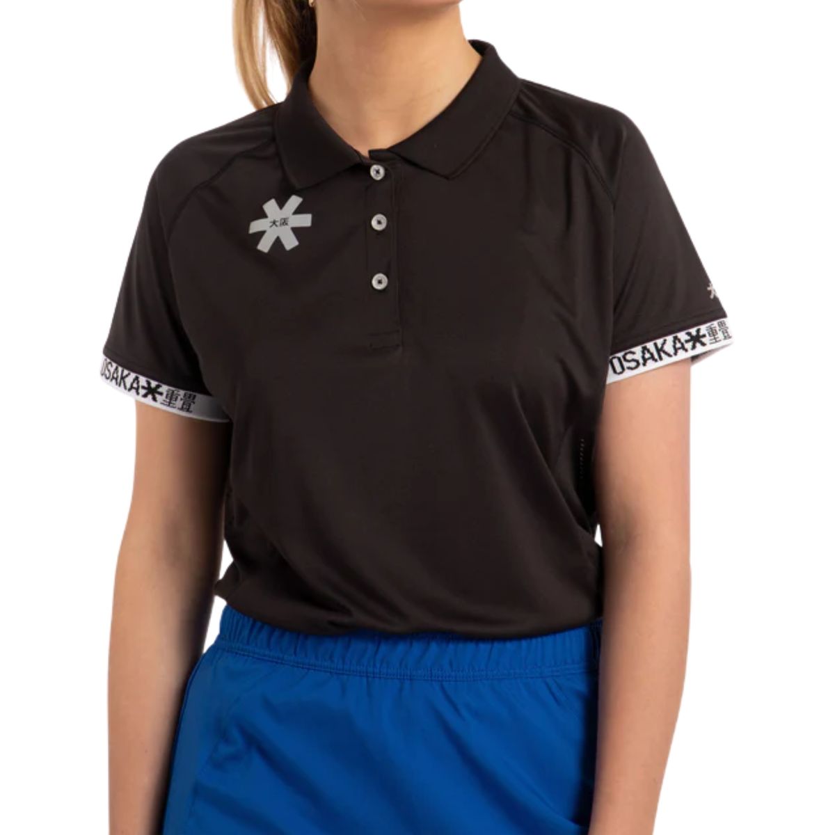 Osaka Women Polo Jersey Black