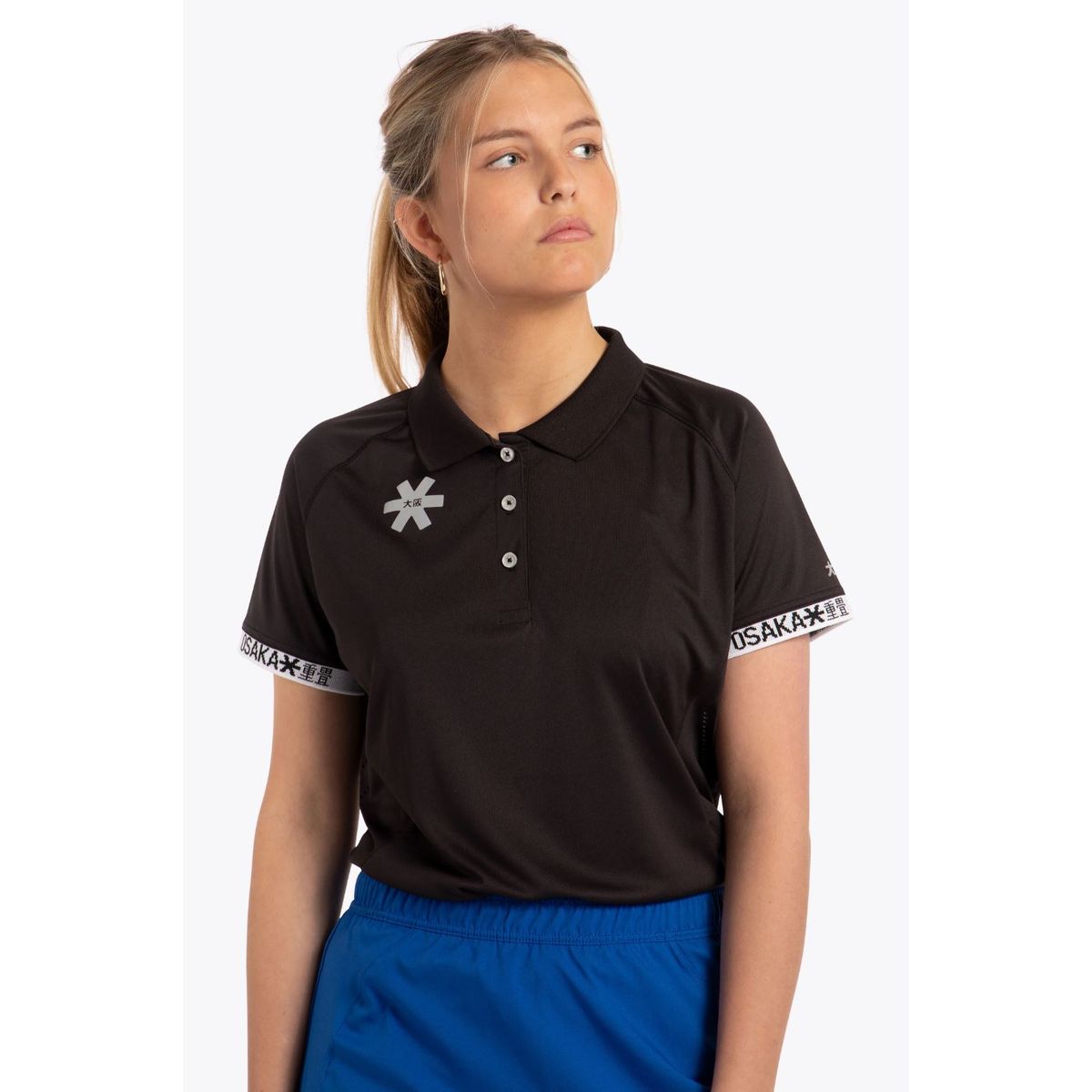 Osaka Women's Polo Jersey (Sort) - S