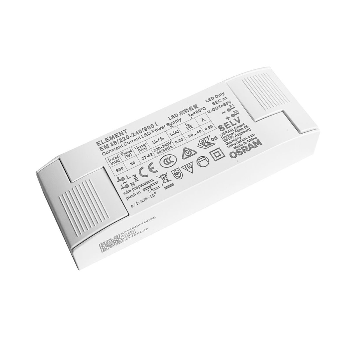 Osram 38W LED driver - 900 mA, 27V-42V