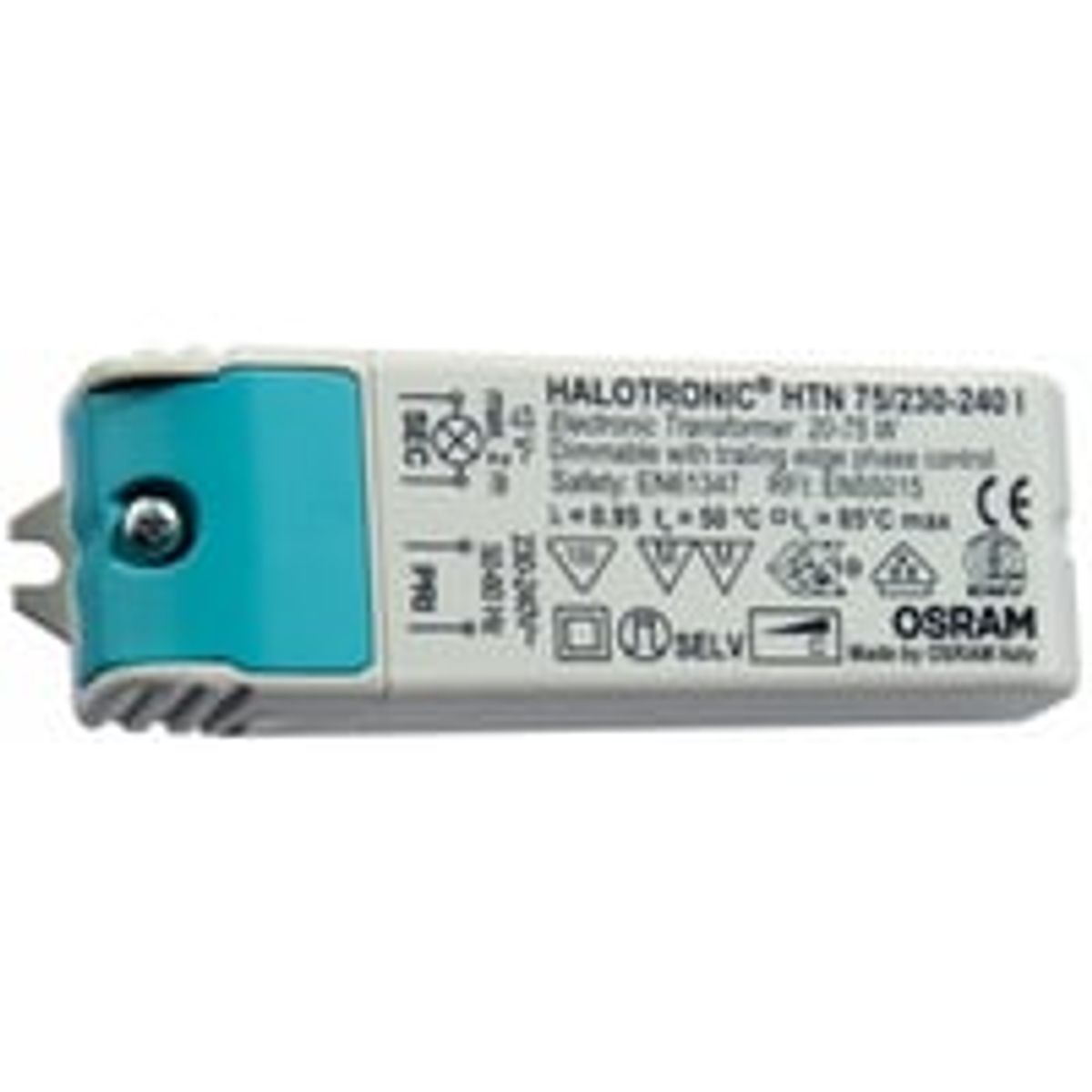 Osram Halotronic-Compact Nano - Elektronisk transformer, 11,7Vac / 20-75W (HTN 75)