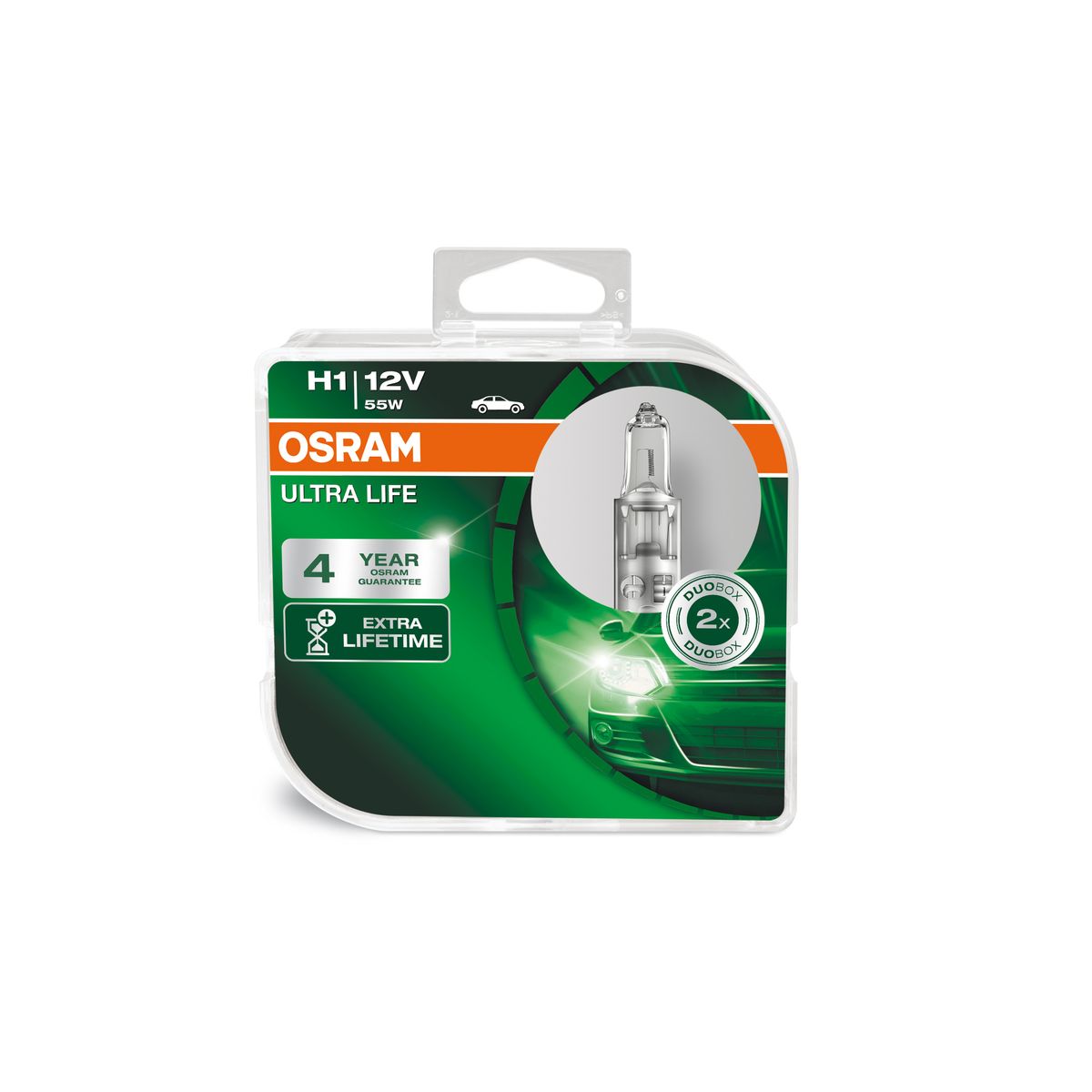 OSRAM Osram ULTRA LIFE 12V H1 (2 stk.)