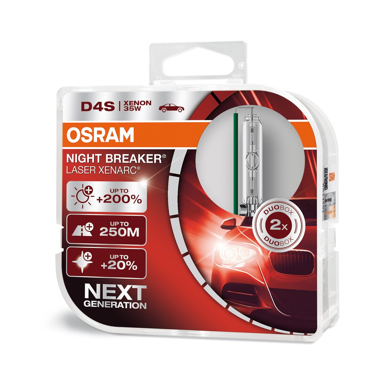 OSRAM Osram XENARC NIGHT BREAKER LASER D4S 35W (2 stk.)