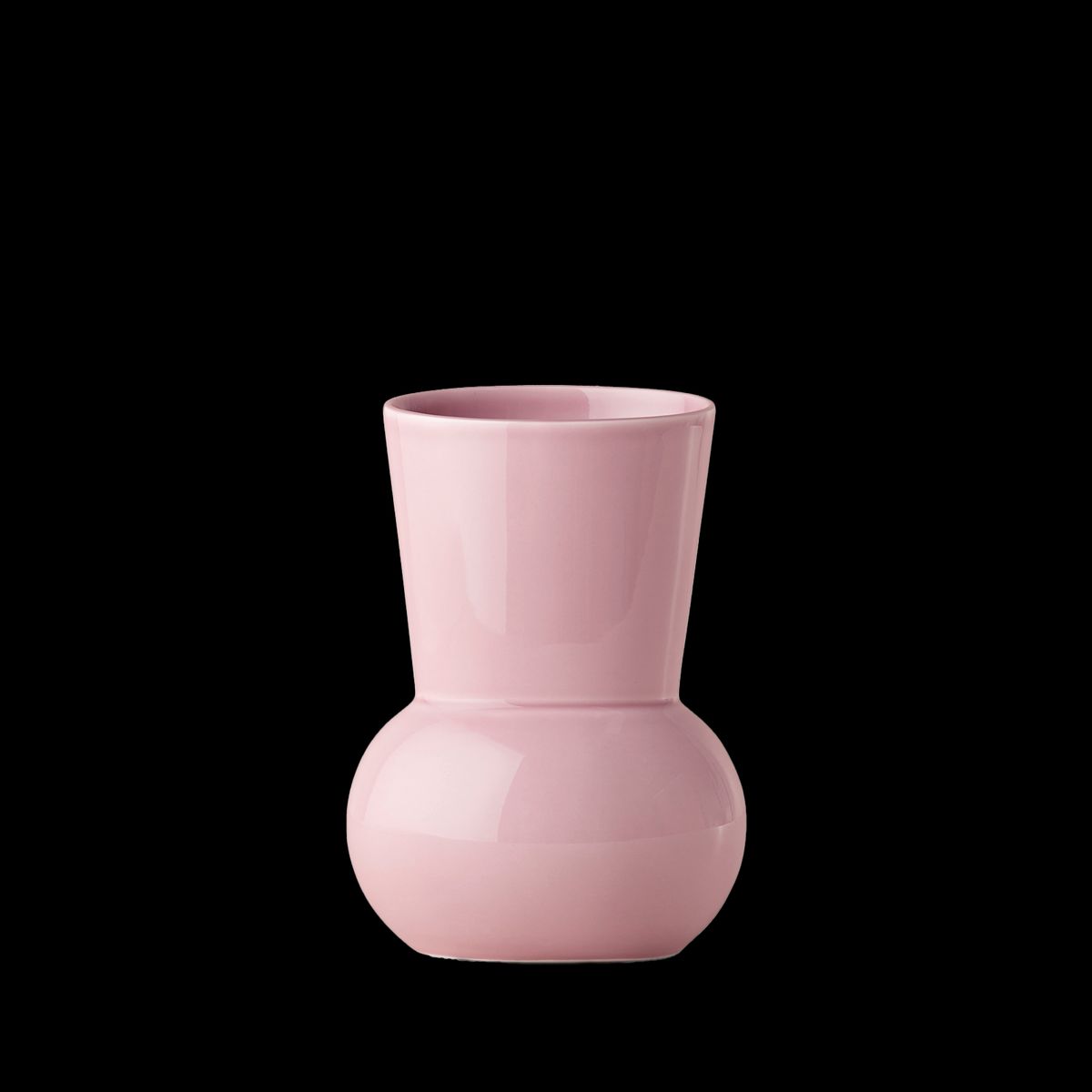 Oval Vase Wide no. 66 - Rose pink