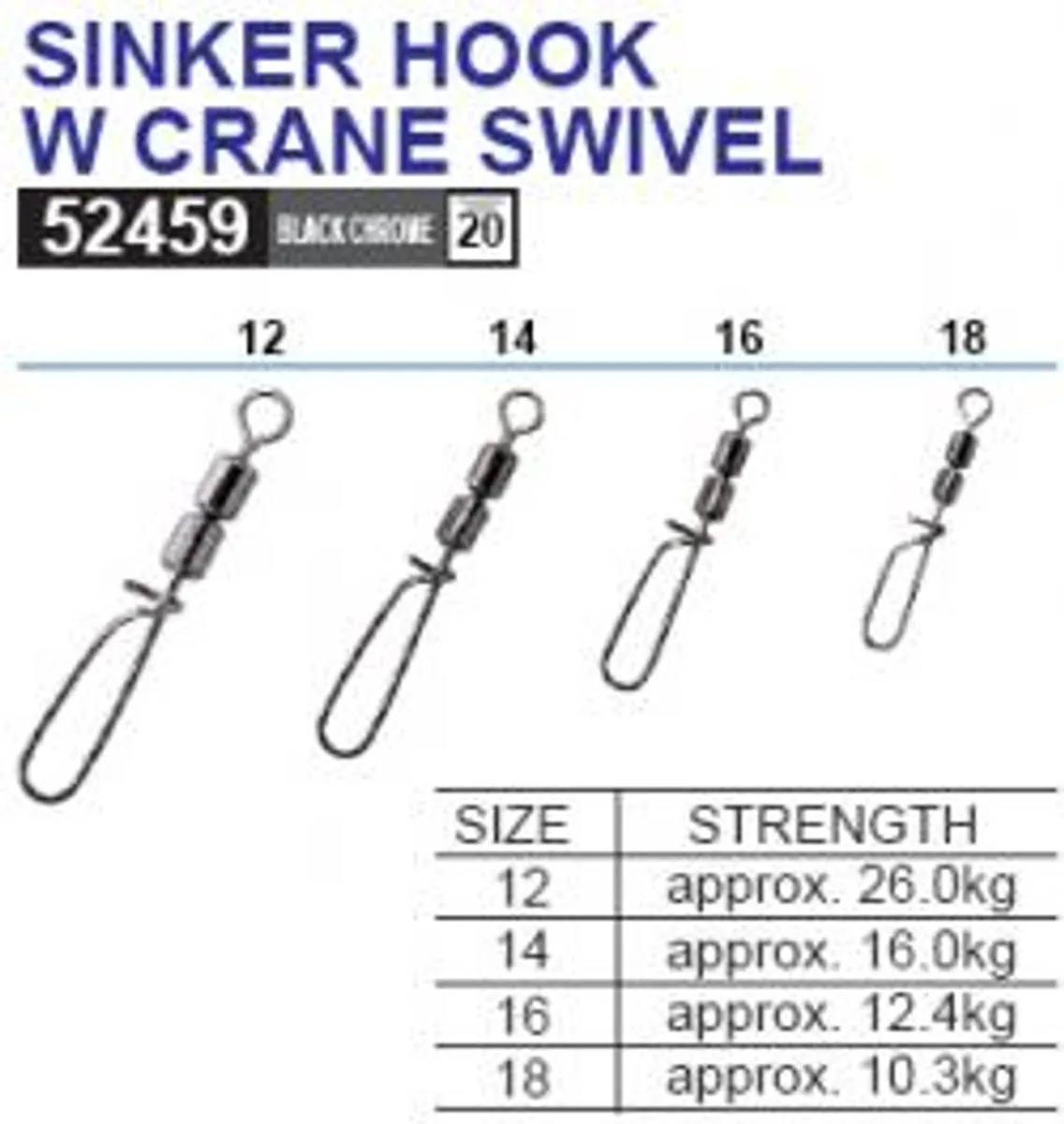 Owner Sinker hook crane 16