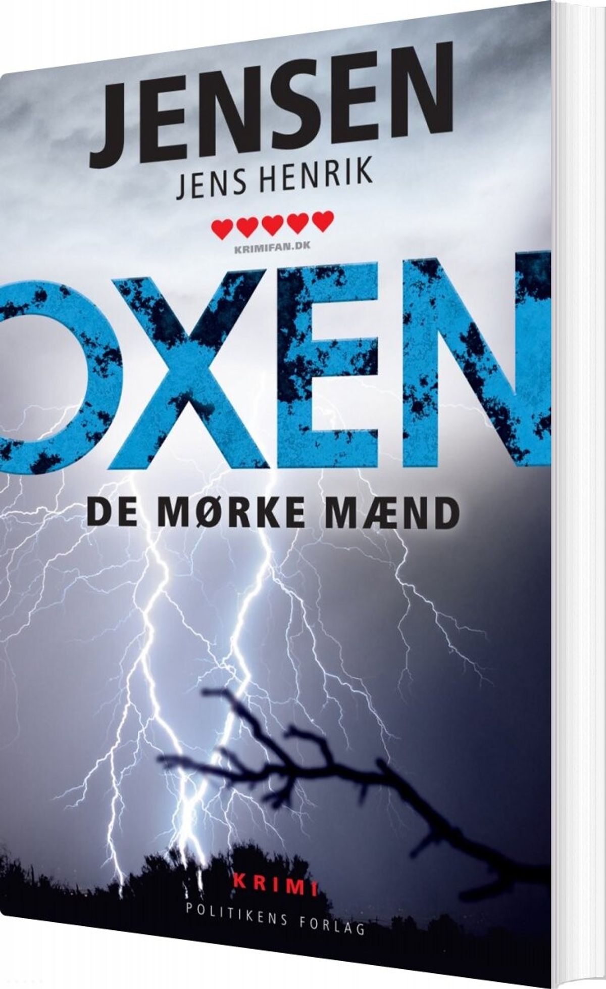 Oxen - De Mørke Mænd - Jens Henrik Jensen - Bog