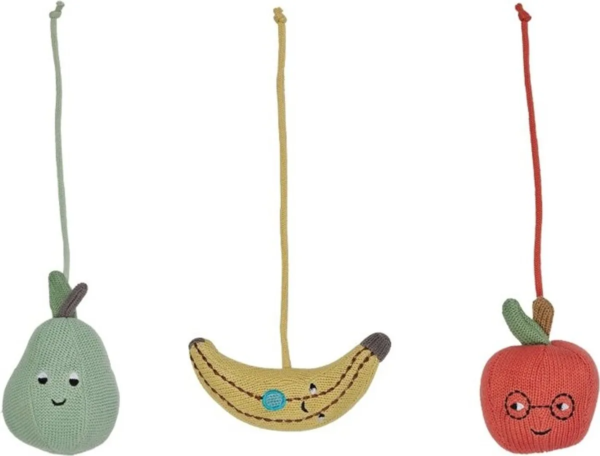 Oyoy Mini - Yummy Play Gym Toy - Gul / Rød / Grøn