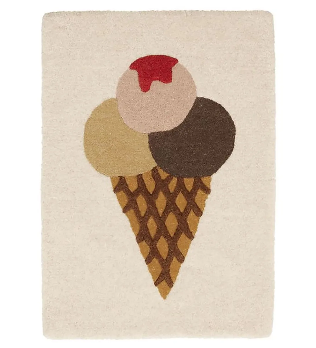 OYOY Vægtæppe/Gulvtæppe - 45x65 cm - Ice Cream