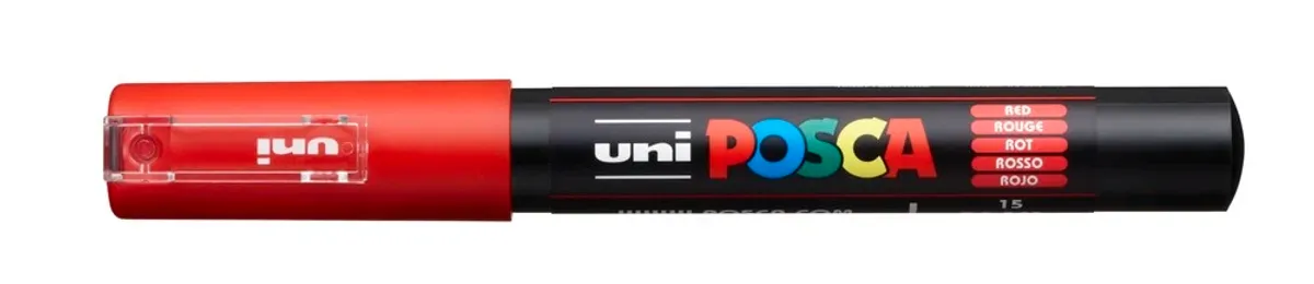 Paintmarker Uni POSCA pc-1mc rød