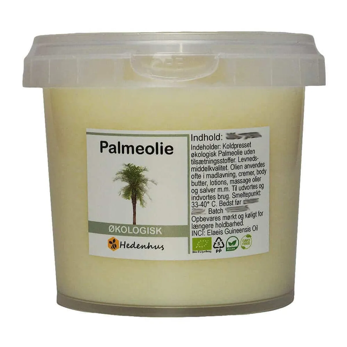 Palmeolie - Økologisk - 1 kg